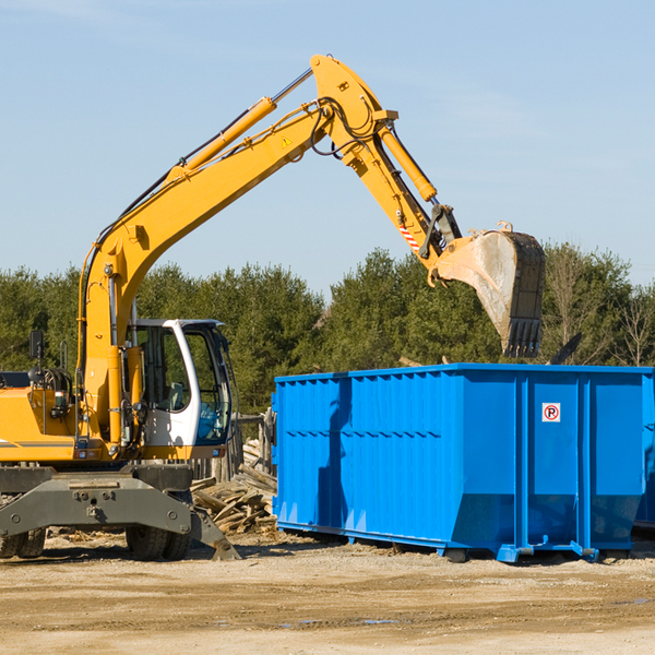 can i choose the location where the residential dumpster will be placed in Menlo Iowa